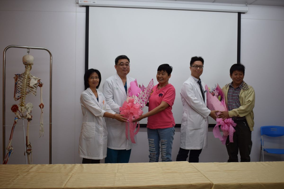 ▲感謝北港媽祖醫院醫療團隊。（圖／記者洪佳伶攝 , 2019.11.27）