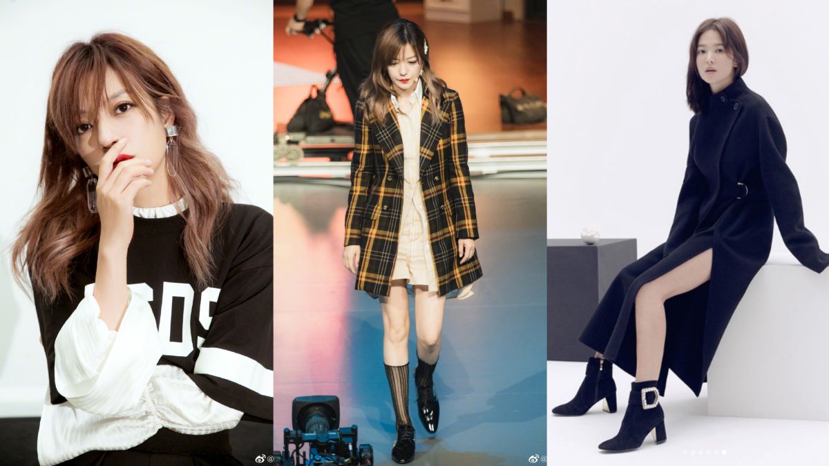 ▲趙薇、宋慧喬靠吃豆腐瘦身。（圖／趙薇微博、翻攝自IG@kyo1122）