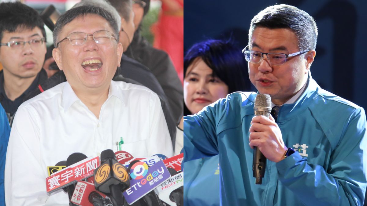 ▲台北市長柯文哲與民進黨主席卓榮泰。（圖／NOWnews資料照片）