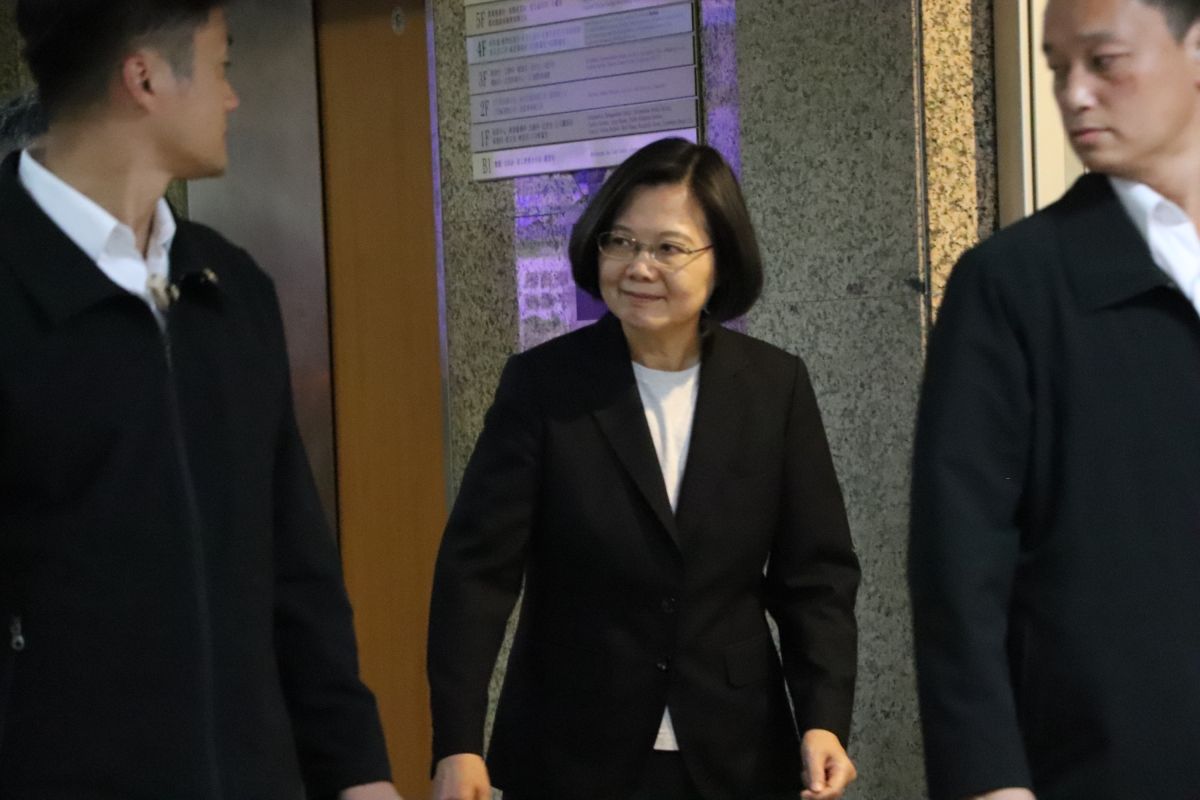 ▲蔡英文認為韓國瑜企圖用一些言論、詞彙轉移大家對他的注意力。（圖／記者劉育辰攝）