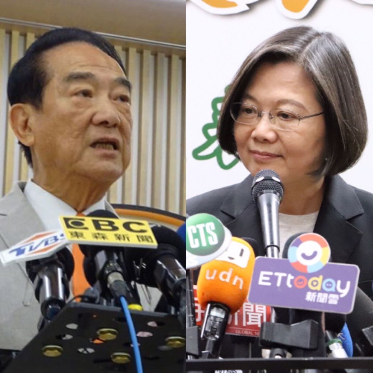 ▲媒體報導蔡英文總統曾在9月與親民黨主席宋楚瑜密會，雙方結盟要拉韓下馬。（圖／記者呂炯昌、劉育辰攝）