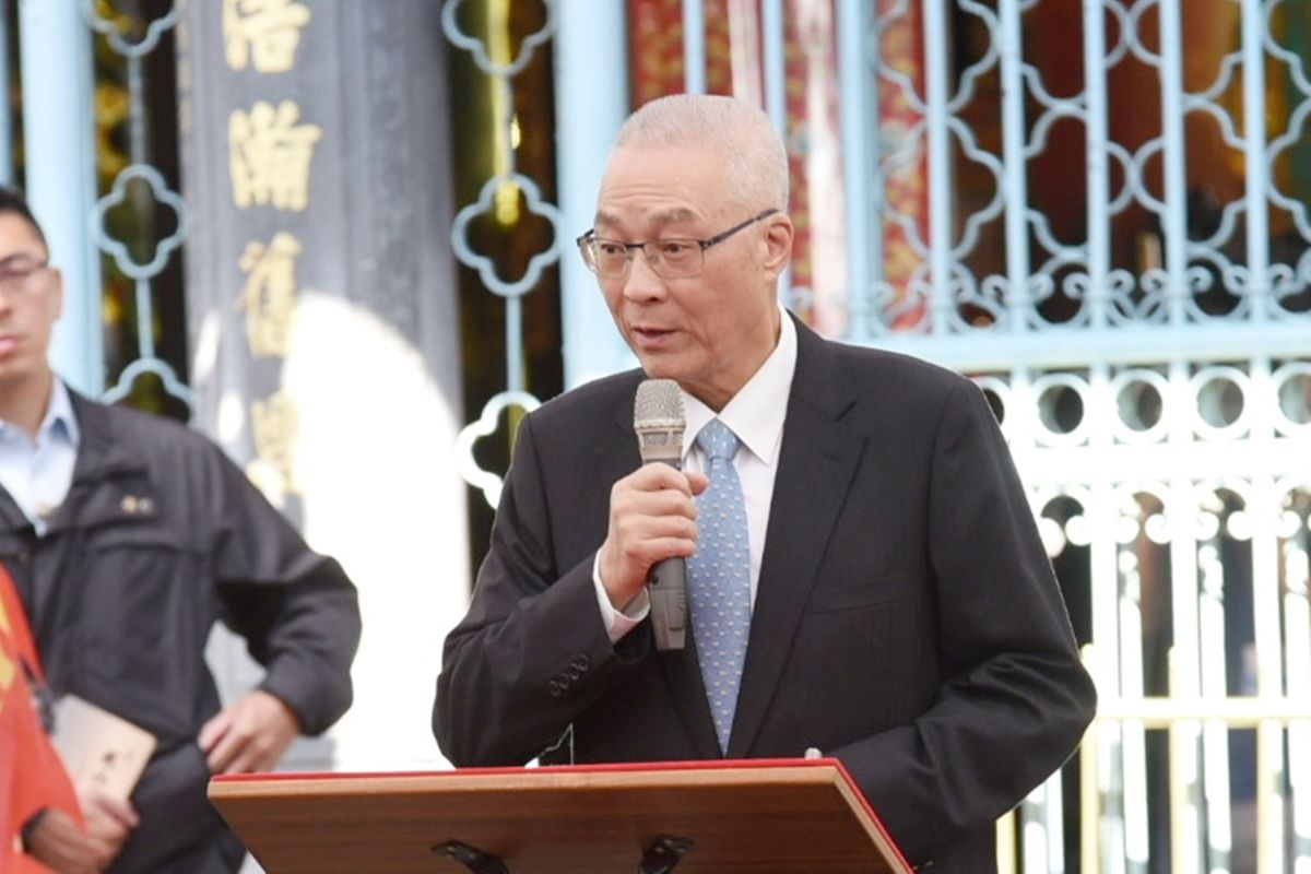 ▲國民黨主席吳敦義批蔡英文是衰尾查某。( 圖 / 記者NOWnews資料照片 )