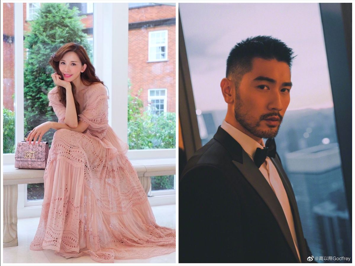 ▲林志玲（左）哀悼高以翔，原先的慈善義賣活動喊卡。（圖／翻攝臉書、微博）