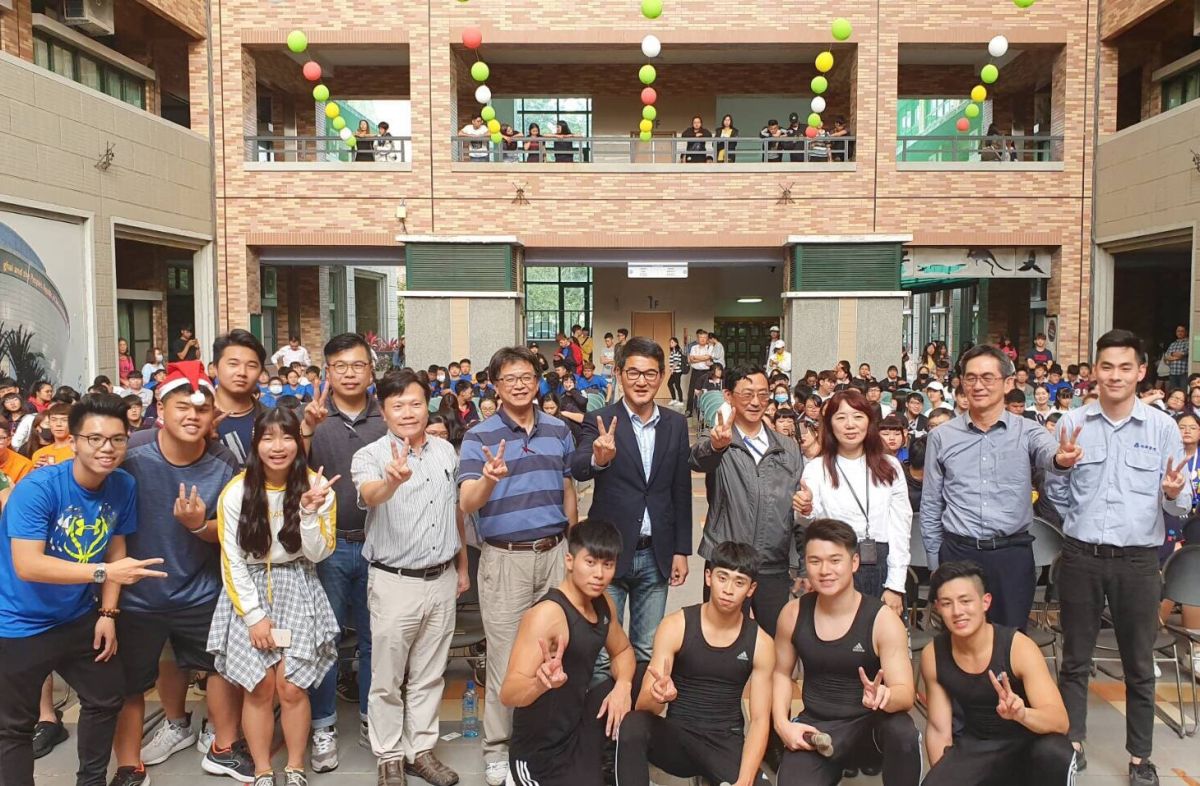 ▲勞動部職業安全業務宣導開進雲林環球科技大學。（圖／記者蘇榮泉攝，2019.11.28）