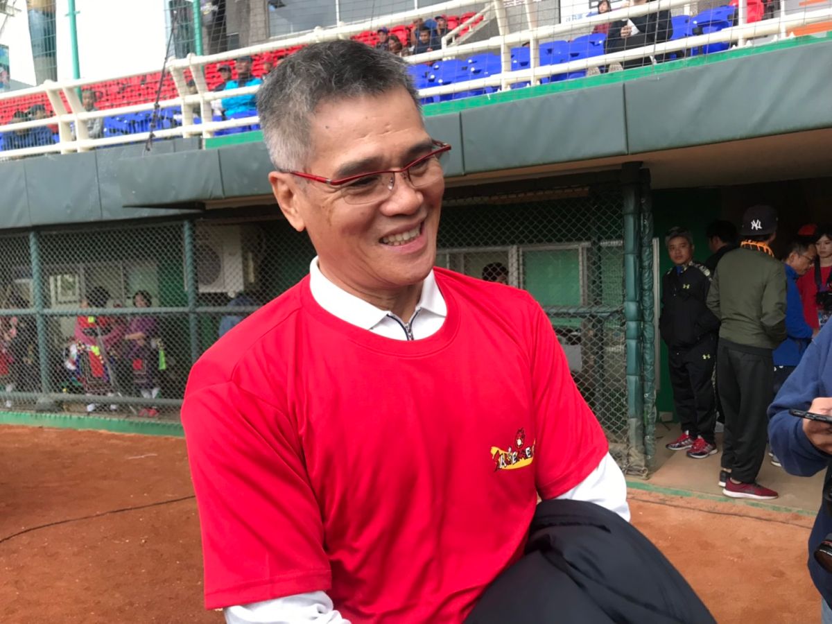 ▲郭源治出現在關懷盃少棒開幕儀式。（圖／記者雷明正攝影）