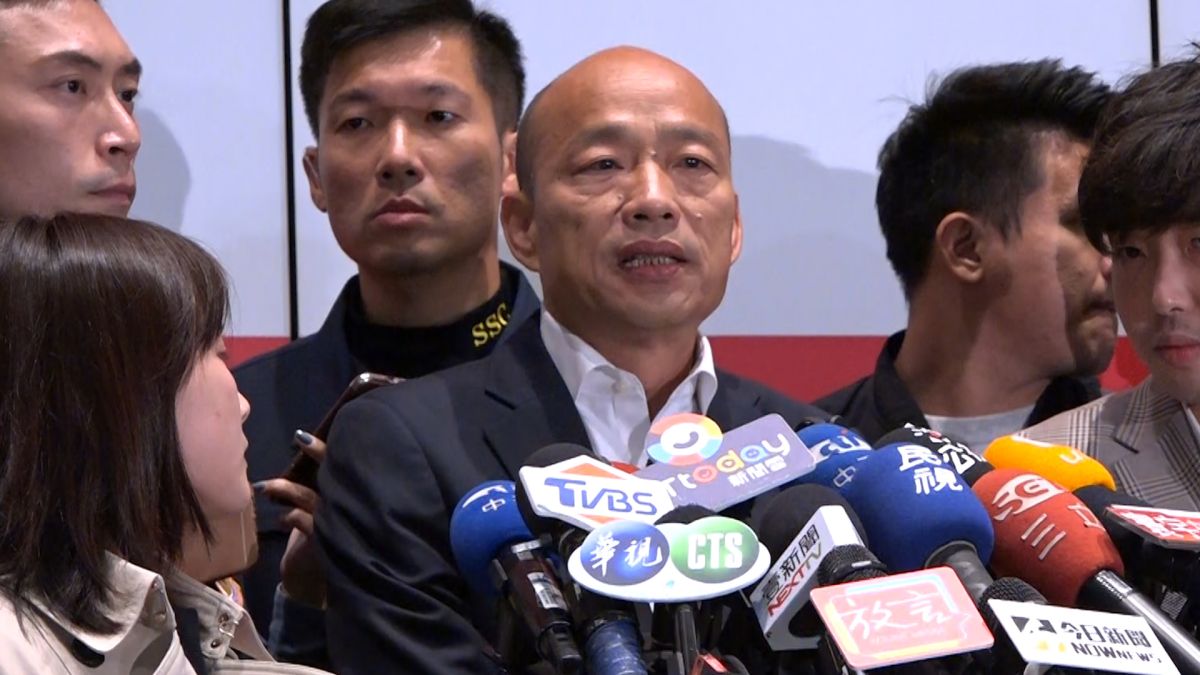 國民黨總統參選人韓國瑜。( 圖 / 記者朱永強攝 )