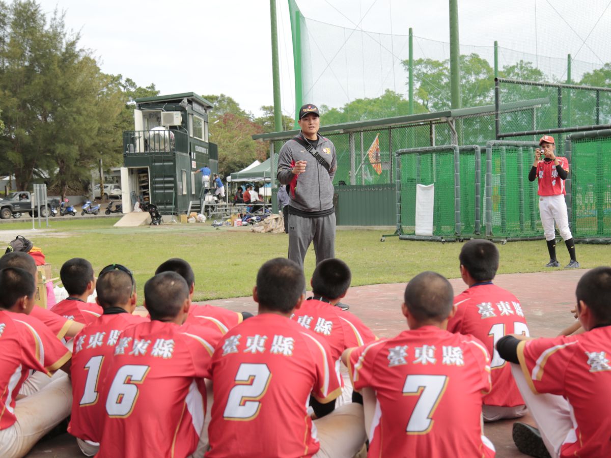 ▲統一獅隊高國慶出席關懷盃。（圖／記者雷明正攝影）