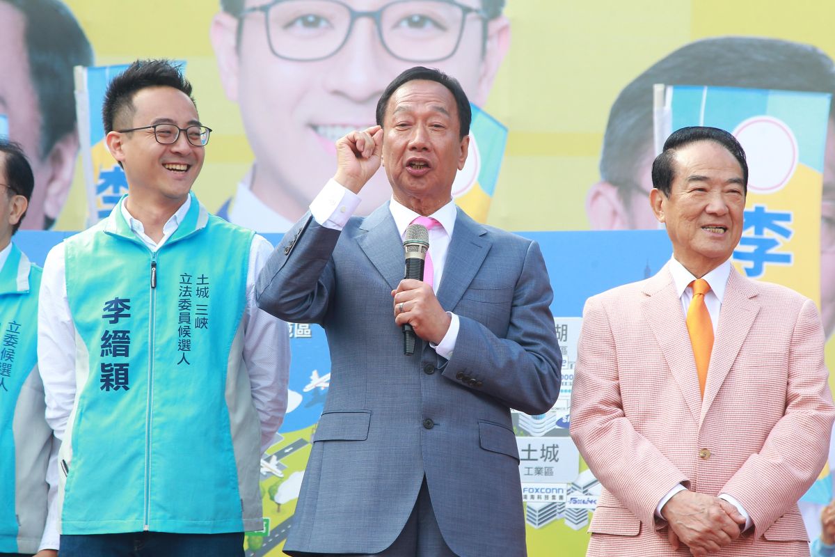 鴻海集團創辦人郭台銘。（圖 / 記者葉政勳攝）