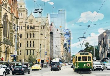 ▲墨爾本市中心特定範圍內可免費不限次數搭乘路面電車，除了以電車代步，以徒步的方式皆可到達。（圖／妮可魯的飛行日記）