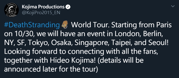 10月9日公布的世界巡迴宣傳行程中並沒有香港。