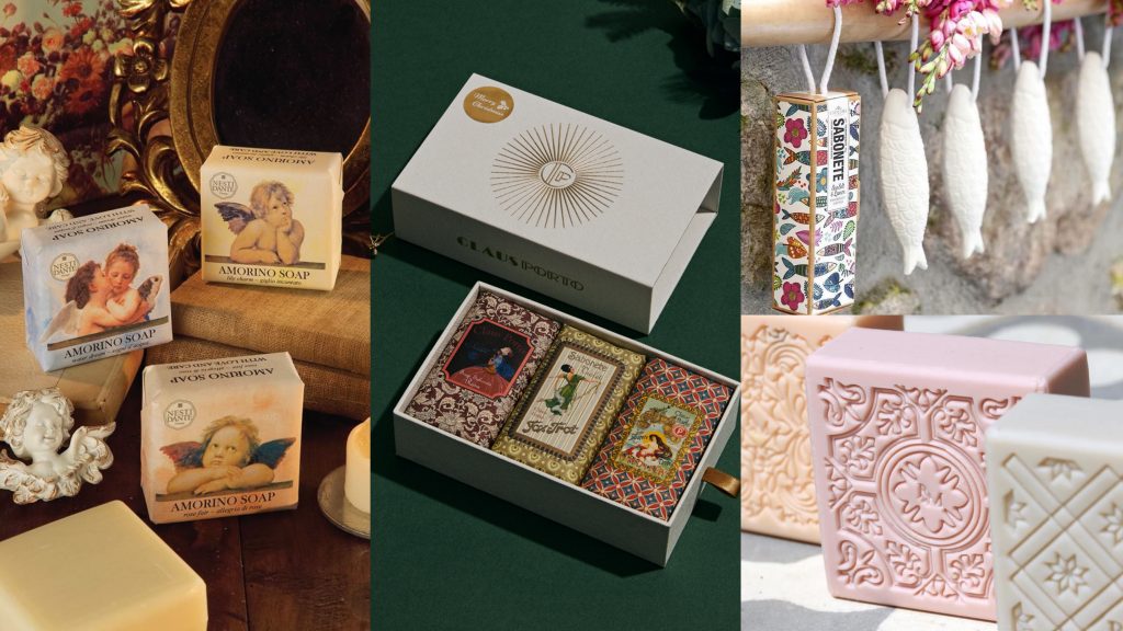 ▲歐洲手工香氛皂推薦。（圖／CLAUS PORTO、CASTELBEL、Nesti Dante 那是堤義大利手工皂、Rose et Marius Taiwan臉書）