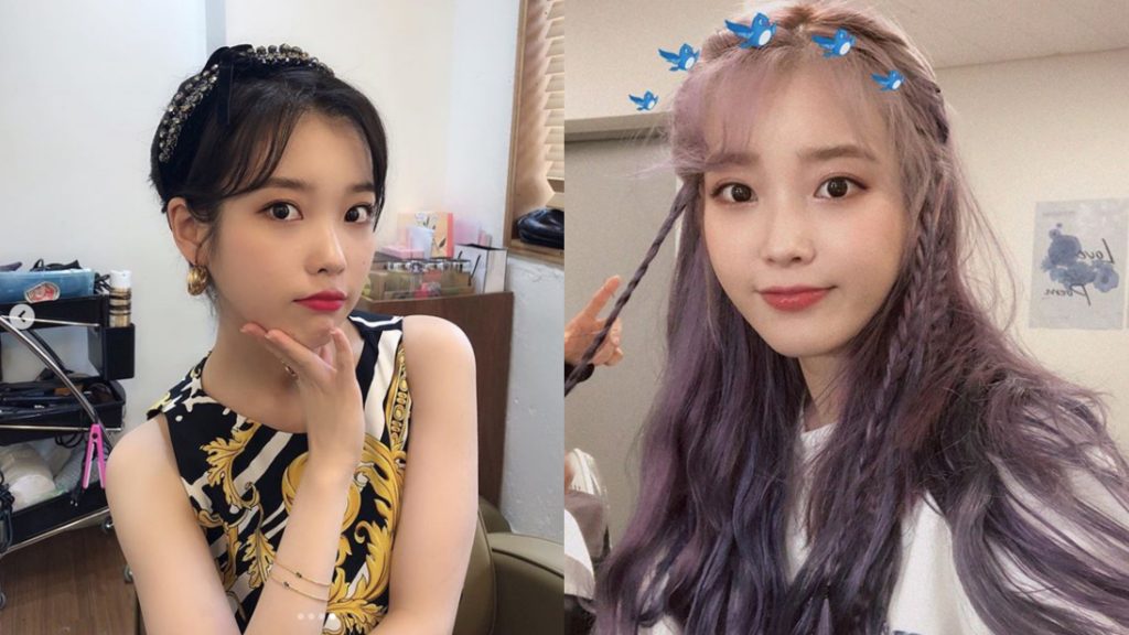 ▲IU的眉型充滿自然濃密的毛流感。（圖／翻攝自IG@dlwlrma）