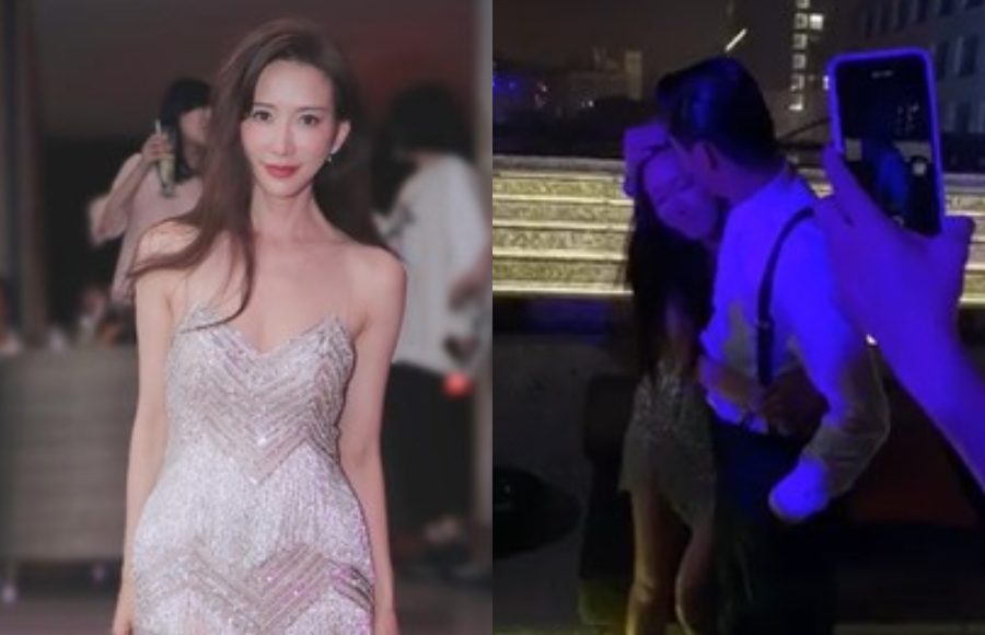 ▲林志玲在After Party玩得很開心。（圖／取自臉書）