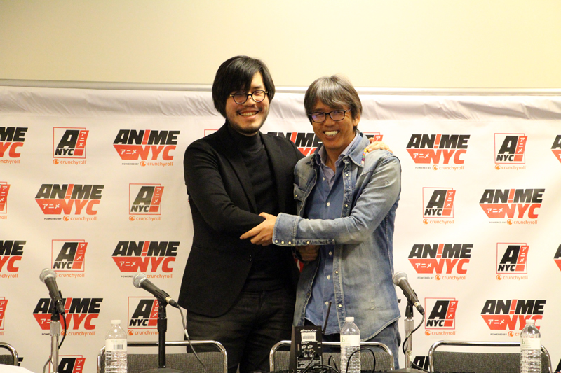 雷亞遊戲執行長游名揚與日本知名動畫公司Production-I.G-執行長石川光久。