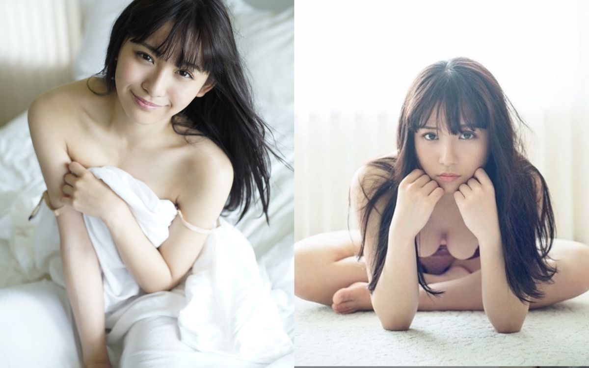 ▲淺川梨奈被封為「千年一遇的童顏巨乳」。（圖／翻攝推特、IG）