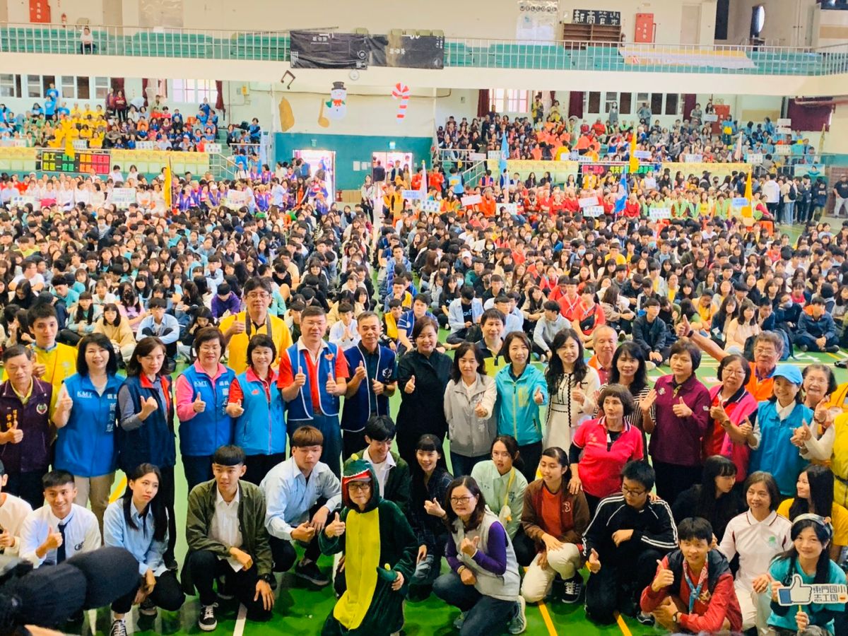 ▲新竹市政府舉辦一年一度「慶祝國際志工日宣導暨大會師」活動，共有3325名老中青志工齊聚大會師。(圖/記者金祐妤攝，2019.12.01)