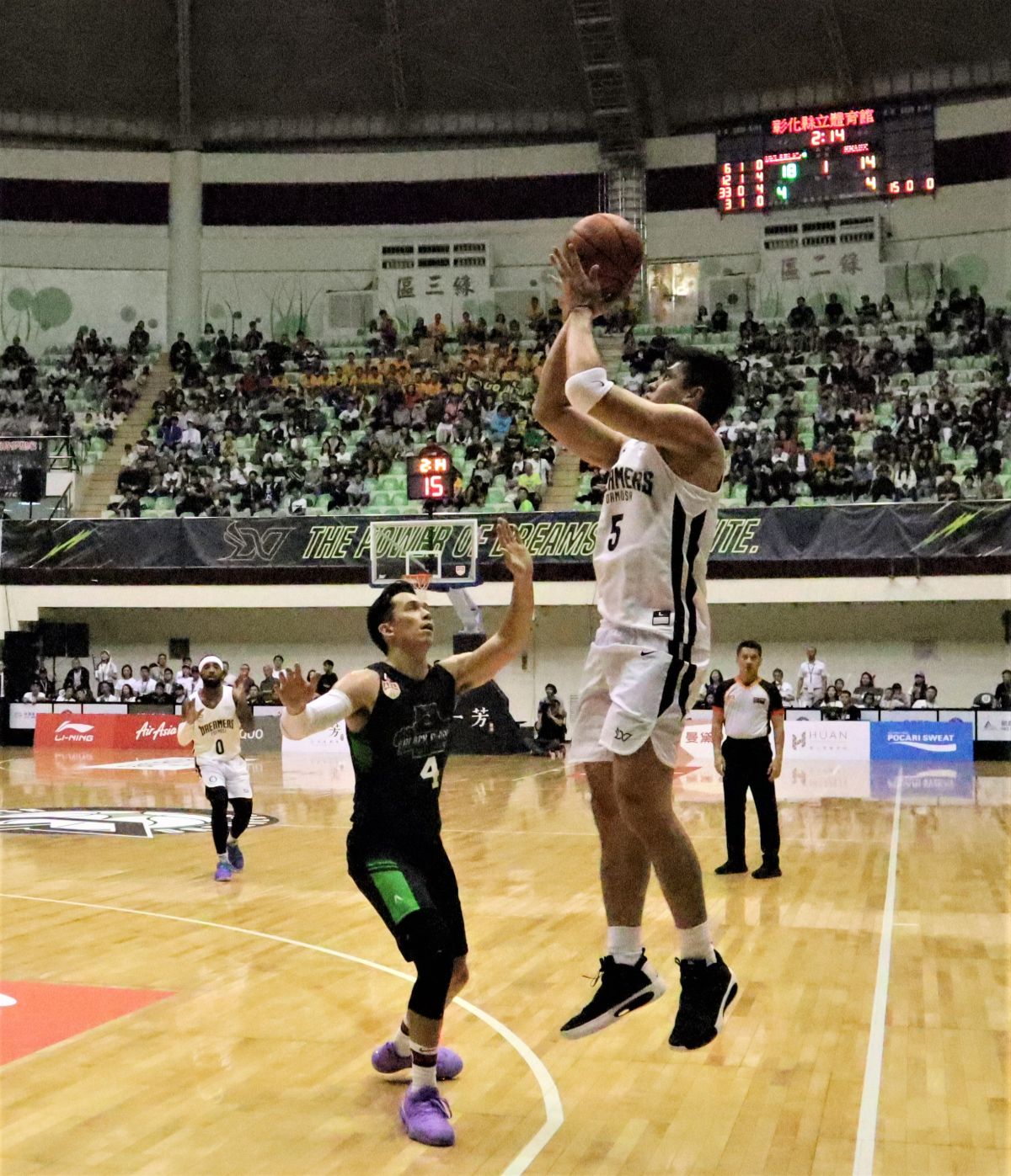 ▲ABL寶島夢想家，「阿美族戰士」楊敬敏（圖／鍾東穎攝 ,2019.12.01）