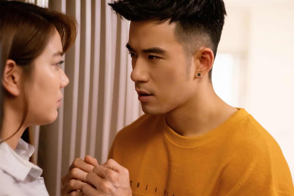 ▲紀言愷演出劈腿戲碼坦言緊張。（圖／東森提供）