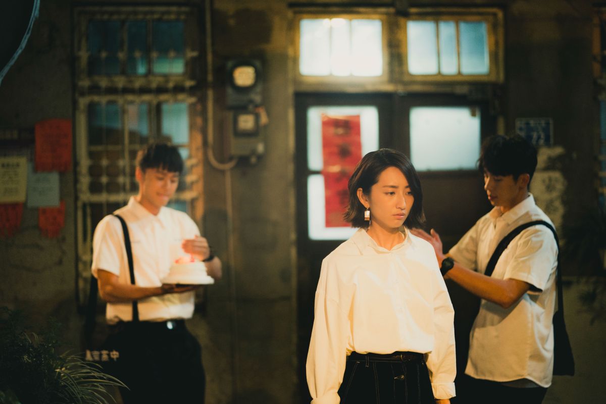 ▲柯佳嬿周旋兩男之間難抉擇。（圖／衛視中文台提供）
