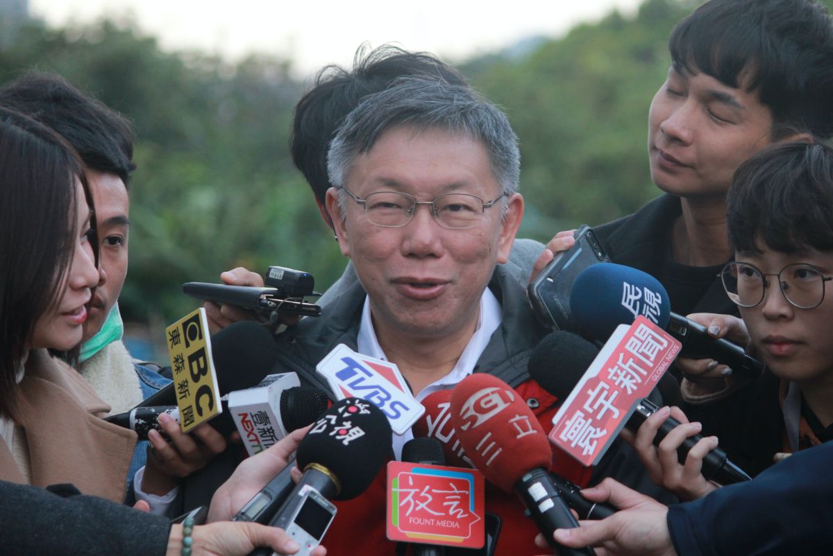▲台北市長柯文哲。（圖／記者丁上程攝, 2019.12.4）