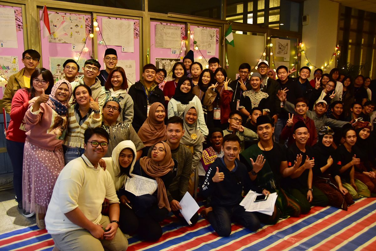 ▲穆斯林同學齊聚合影。（圖／記者葉靜美攝，2019.12.05）