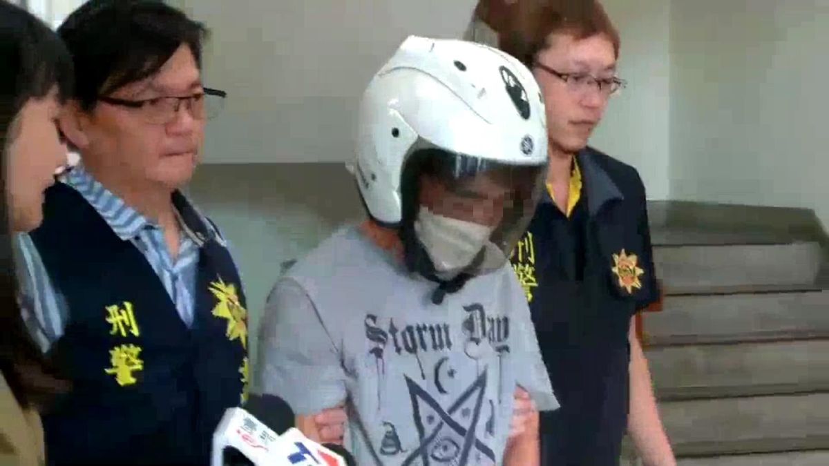 ▲性侵不成狠心殺死成大陳姓女研究生的兇嫌林榮富，一審遭判無期徒刑。（圖／記者陳聖璋翻攝）