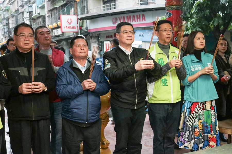 ▲民進黨主席卓榮泰今（5）天為新北市第6選區（板橋西區）立委候選人張宏陸站台。（圖／記者宋原彰攝，2019.12.05）