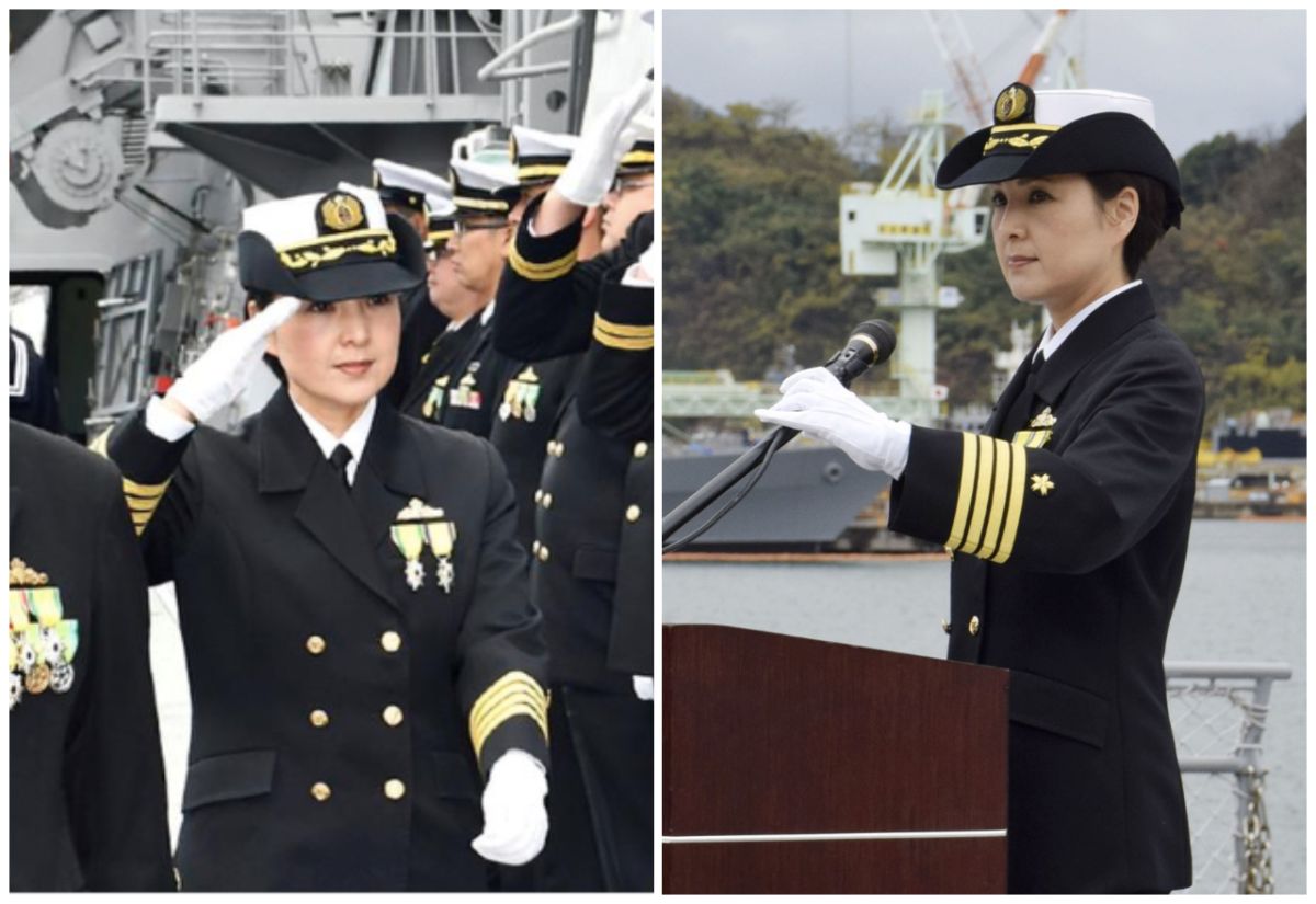 ▲日本迎來史上首位女艦長，大谷三穗。（圖／翻攝自《產經新聞》）