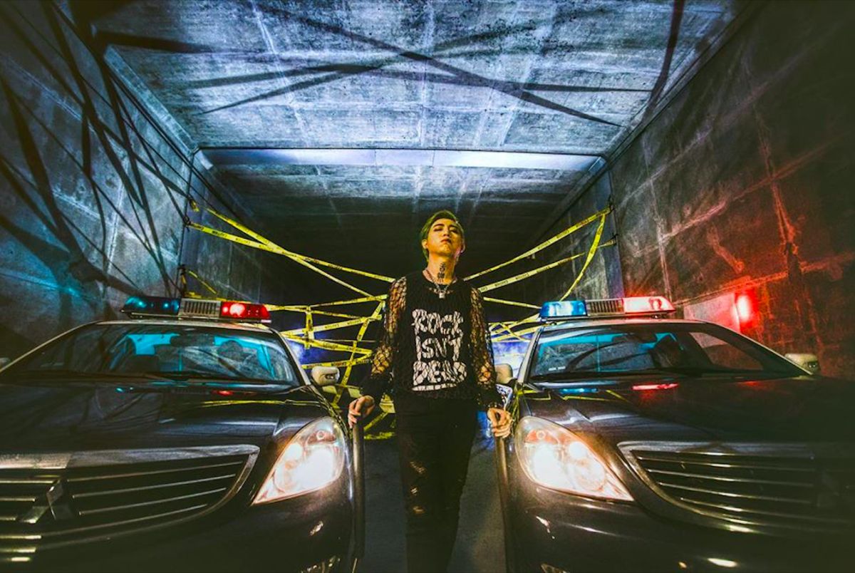 ▲謝和弦發文表示被警察逮捕很幸福。（圖／翻攝謝和弦臉書）