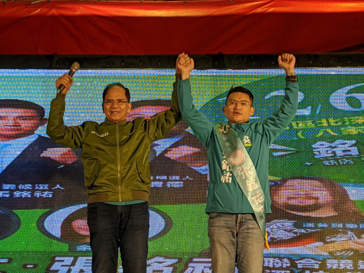 ▲游錫堃指出，政黨票支持民進黨，民進黨國會過半，就是護國保台，延續台灣的進步發展。（圖／記者陳志仁攝，2019.12.06）