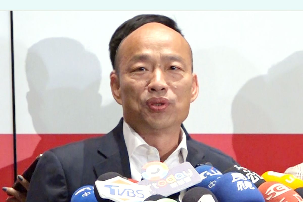 國民黨總統參選人韓國瑜。( 圖 / 記者朱永強攝 )