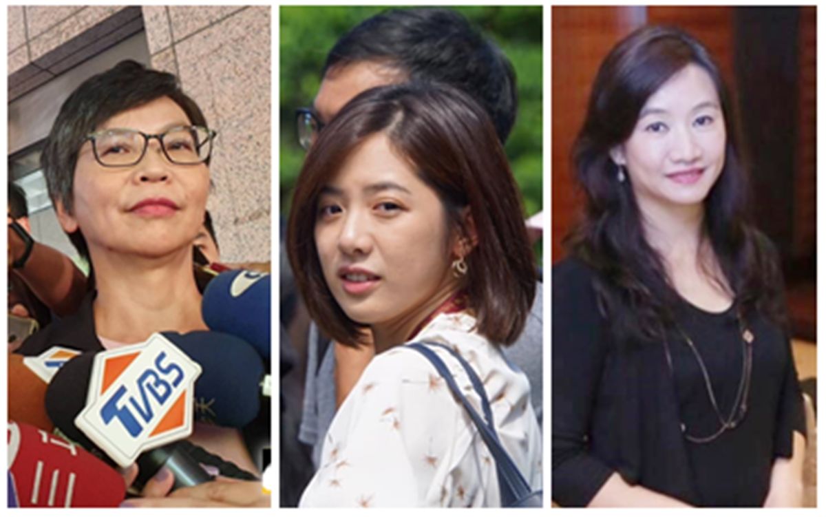 蔡壁如、「學姊」黃瀞瑩、王淺秋。（組圖 / NOWnews資料照、翻攝王淺秋臉書）