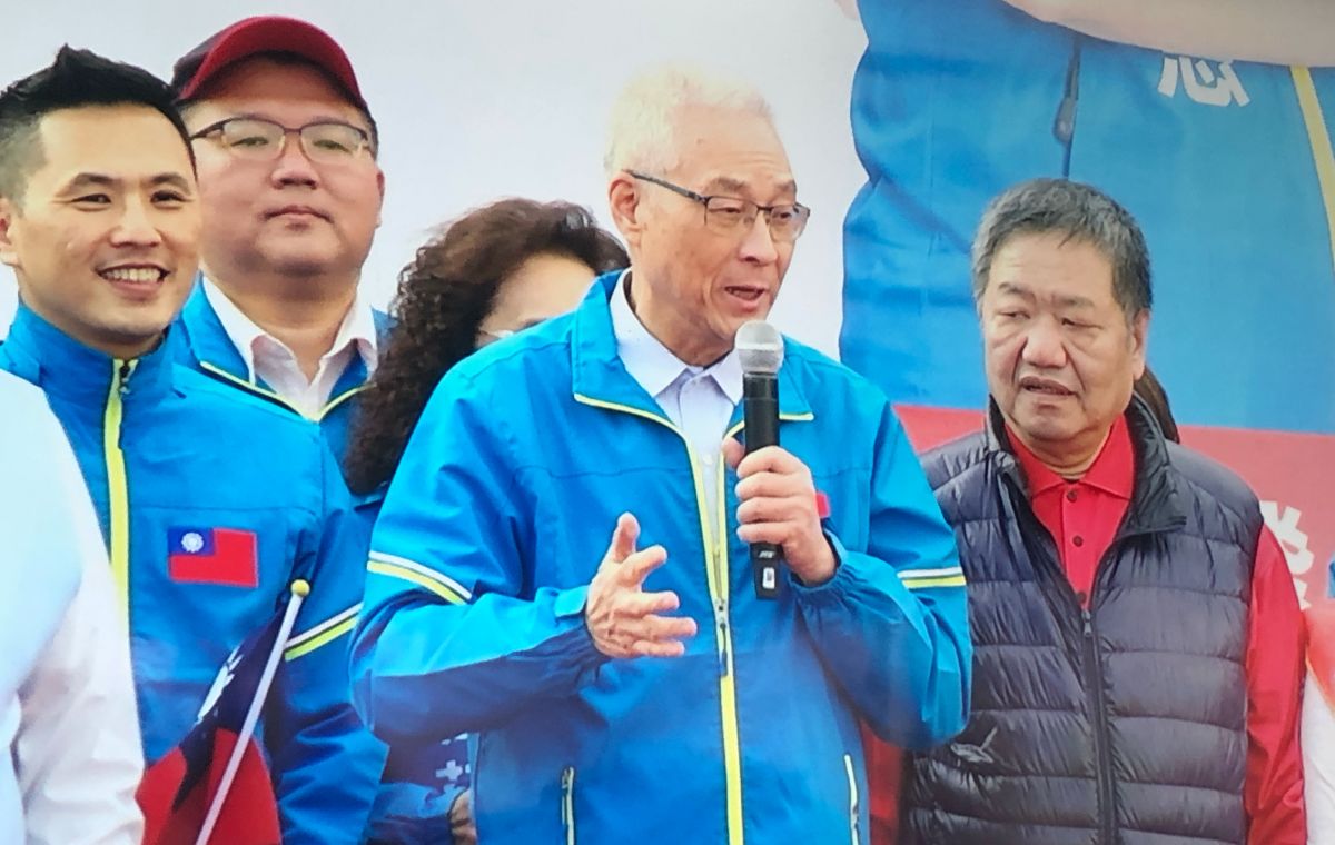 ▲國民黨主席吳敦義。（圖／記者丁上程攝, 2019.12.8）