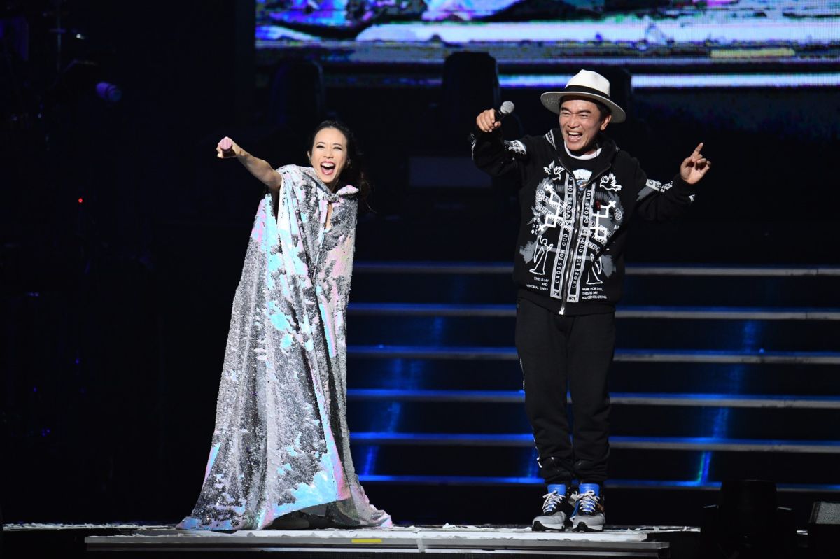 ▲吳宗憲擔任莫文蔚的演唱會嘉賓。（圖／記者林柏年攝, 2019.12.08）