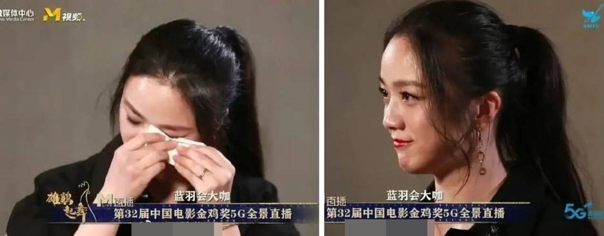 ▲湯唯為自己的頻尿淚崩。（影片截圖）