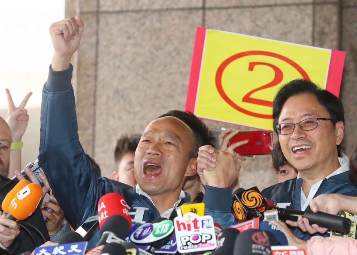 ▲韓國瑜對罷韓陣營喊話，要他們1221的遊行不要找外縣市的人來遊行、發雙主菜便當等政治動員。（圖／中央社資料圖片）