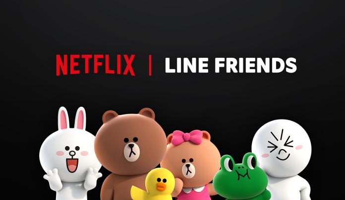 ▲Netflix宣布與LINE FRIENDS聯手打造原創動畫內容。（Netflix提供）