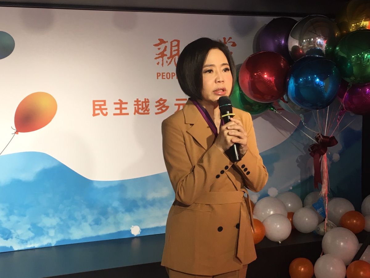 ▲總統大選電視辯論會主辦電視台談不攏，宋楚瑜競辦發言人于美人向蔡英文總統喊話，只要地點在地球上，宋楚瑜都奉陪到底。（圖／宋楚瑜競辦提供, 2019.12.12）