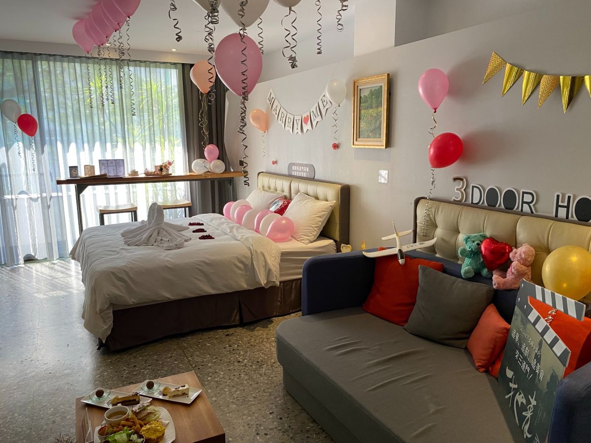 ▲三道門「Chi Lingの花嫁房」。（圖／記者陳聖璋設，2019.12.12）