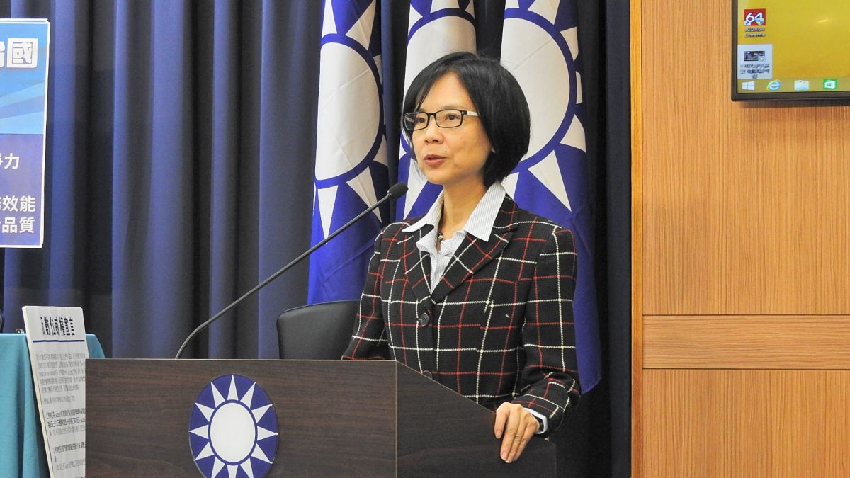 國民黨文傳會主委程美華。( 圖 / 記者陳弘志攝 )