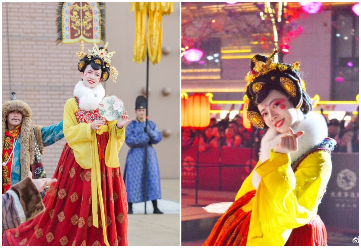 ▲「西安不倒翁小姐姐」馮佳晨透露自己的社群媒體擁有上百萬粉絲。（圖／翻攝自微博）