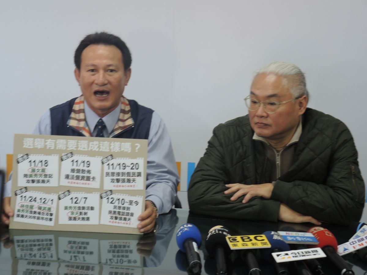 ▲廣告才子范可欽（右）掌鏡為張瀚天拍攝《汙點篇》，力挺張瀚天誠實面對自己的過去，希望選戰主軸回歸公共議題。（圖／記者陳雅芳攝，2019.12.13）