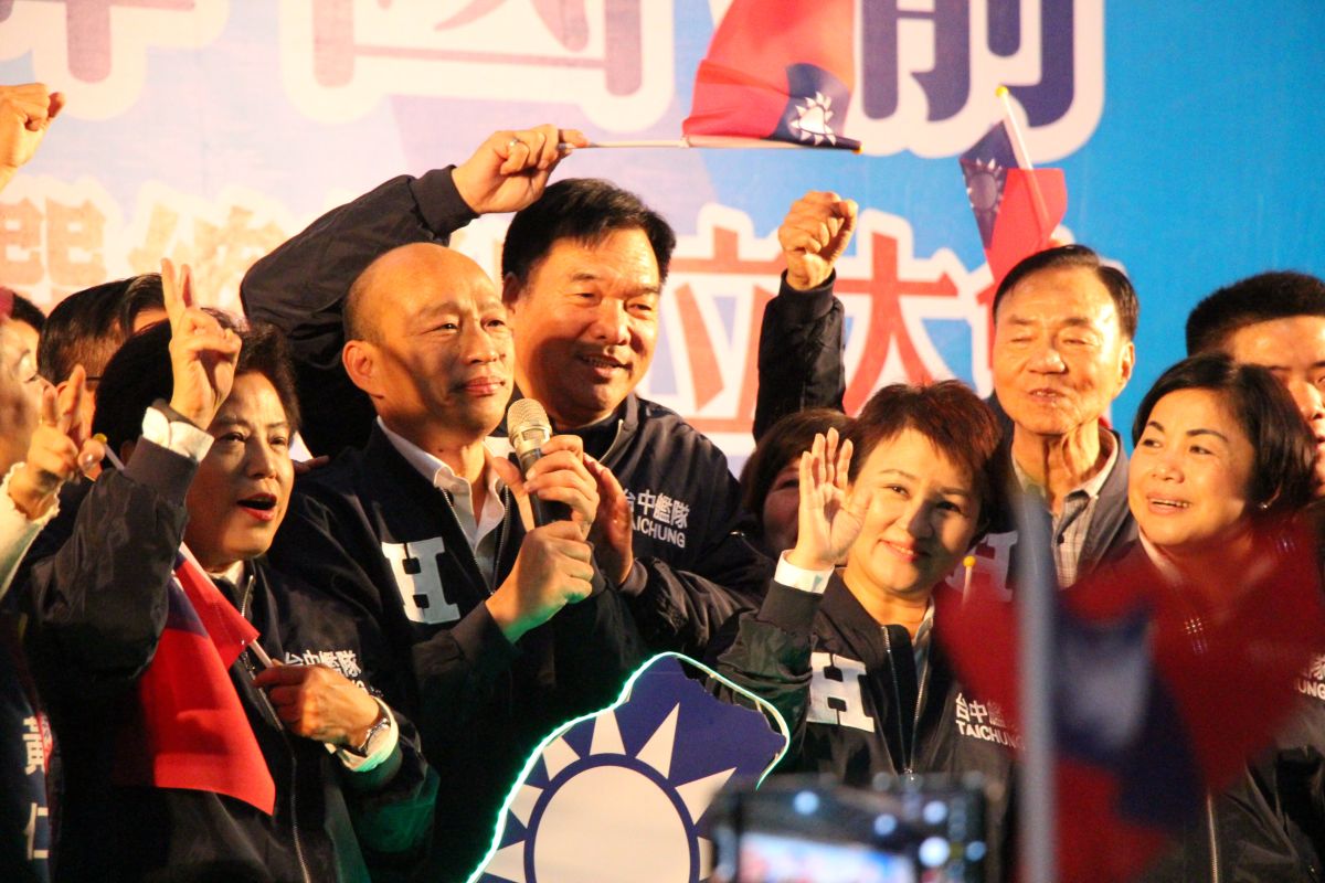 ▲國民黨總統候選人韓國瑜痛批執政黨做不出成績，用候稅人的錢養網軍帶風向，應該下台。（圖／柳榮俊攝，2019,121,2)