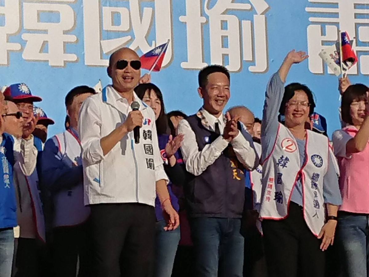 ▲國民黨總統候選人韓國瑜說，「高雄人給了民進黨30年的機會，高雄人這麼熱愛民進黨，結果民進黨執政30年後，高雄的負債落得全台第一名。（圖／記者陳雅芳攝，2019.12.14）