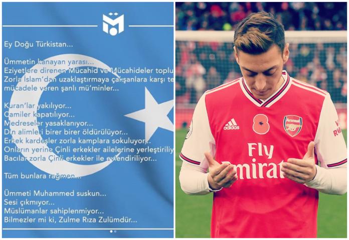 ▲英超足球明星透過個人帳號表達對新疆伊斯蘭族群的支持。（圖／翻攝自推特）