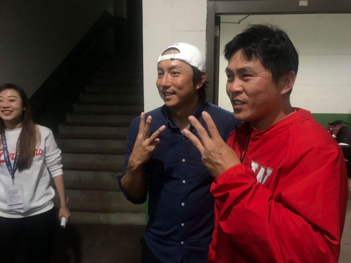 ▲川崎宗則今日宣布引退，返日繼承水電行家業。（圖／記者雷明正攝影）