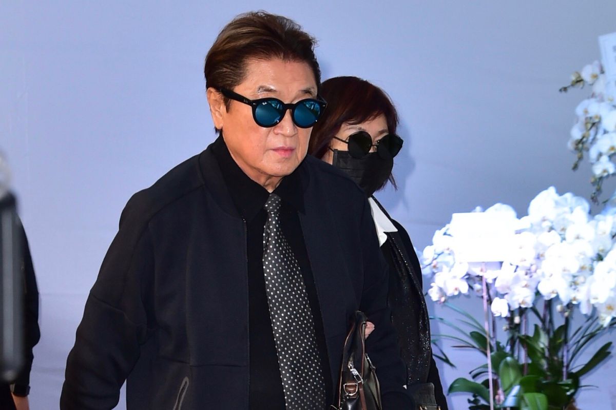 ▲高以翔父母一早就到會場準備相關事宜。（圖／記者林柏年攝）