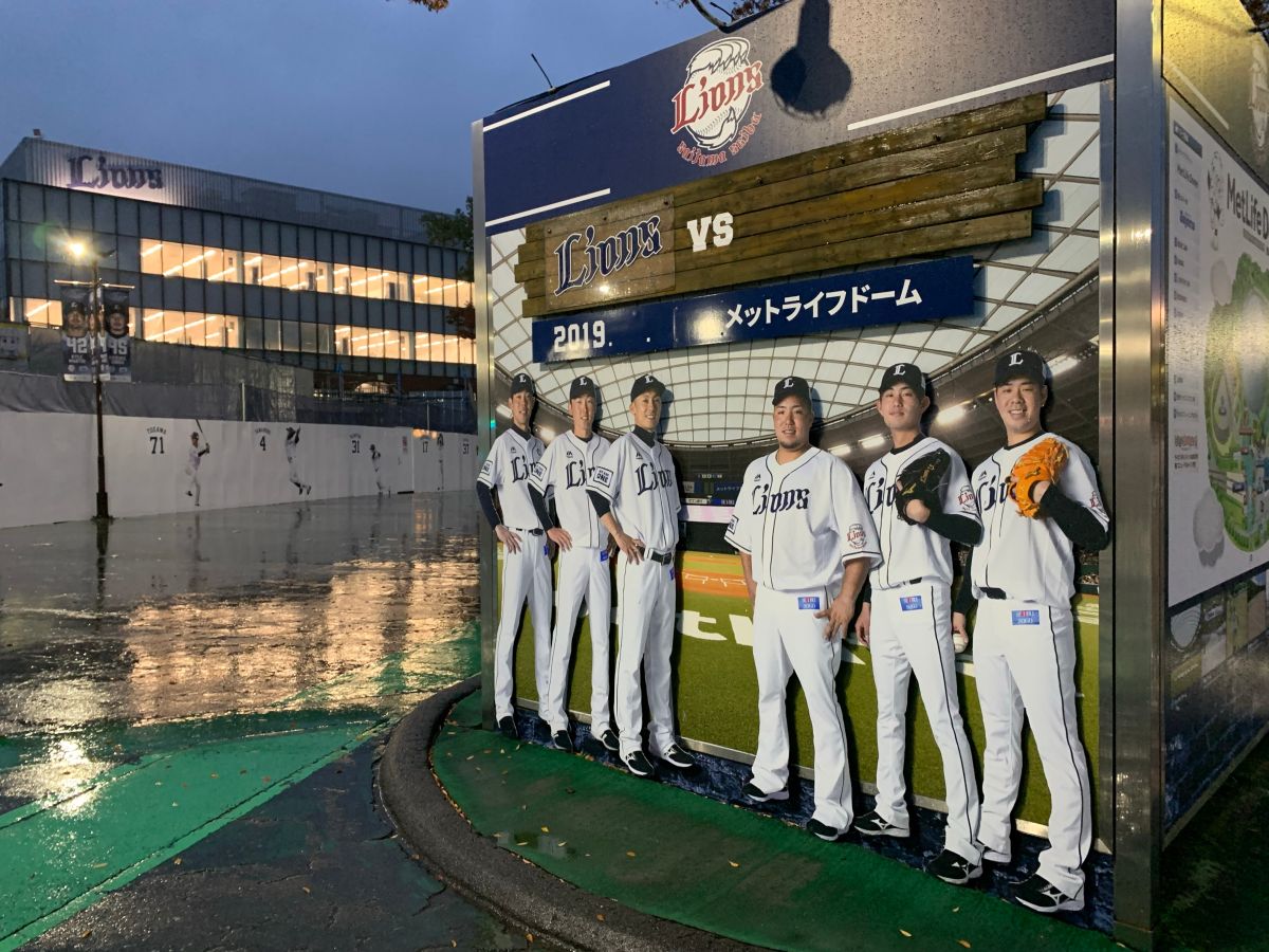 西武球場前車站風景。（圖／吳政紘攝）