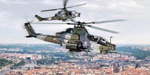 ▲捷克軍方將採購AH-1Z攻擊直升機(前)與UH-1Y通用直升機。（圖／捷克國防部）