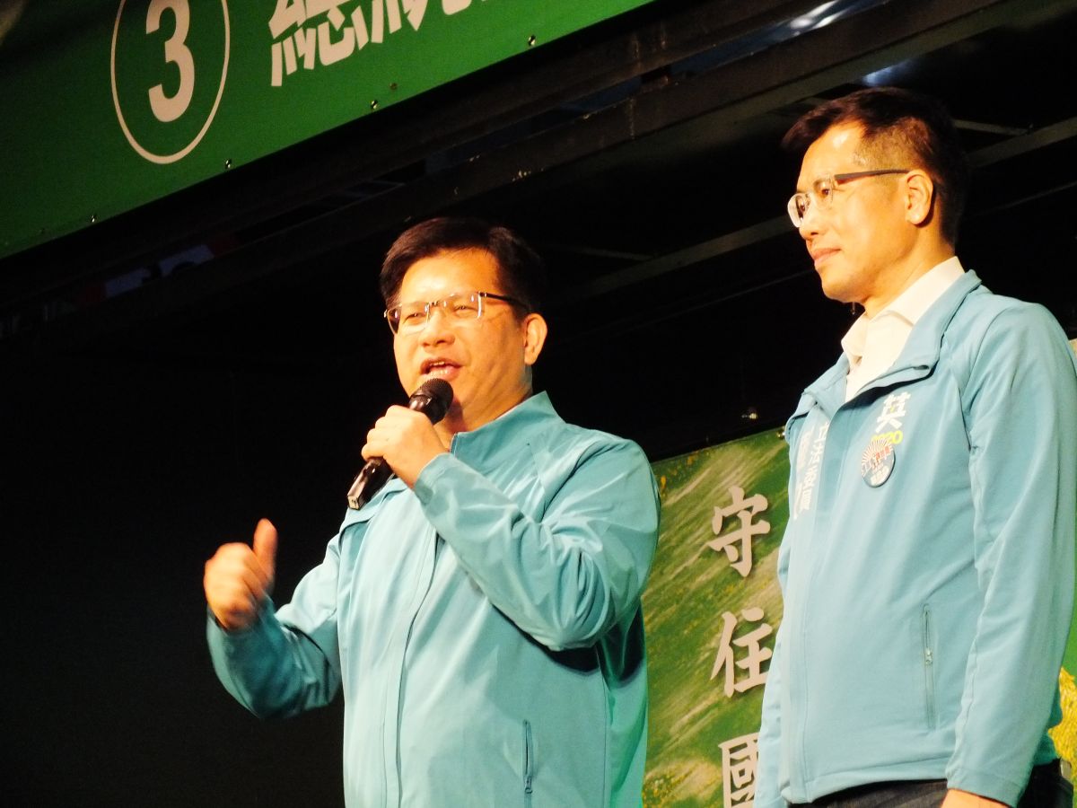 ▲民進黨新北市立委第7選區（板橋東區）候選人羅致政今晚在板橋埔墘公園舉辦造勢晚會。（圖／記者宋原彰攝，2019.12.15）